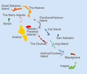 Islands map